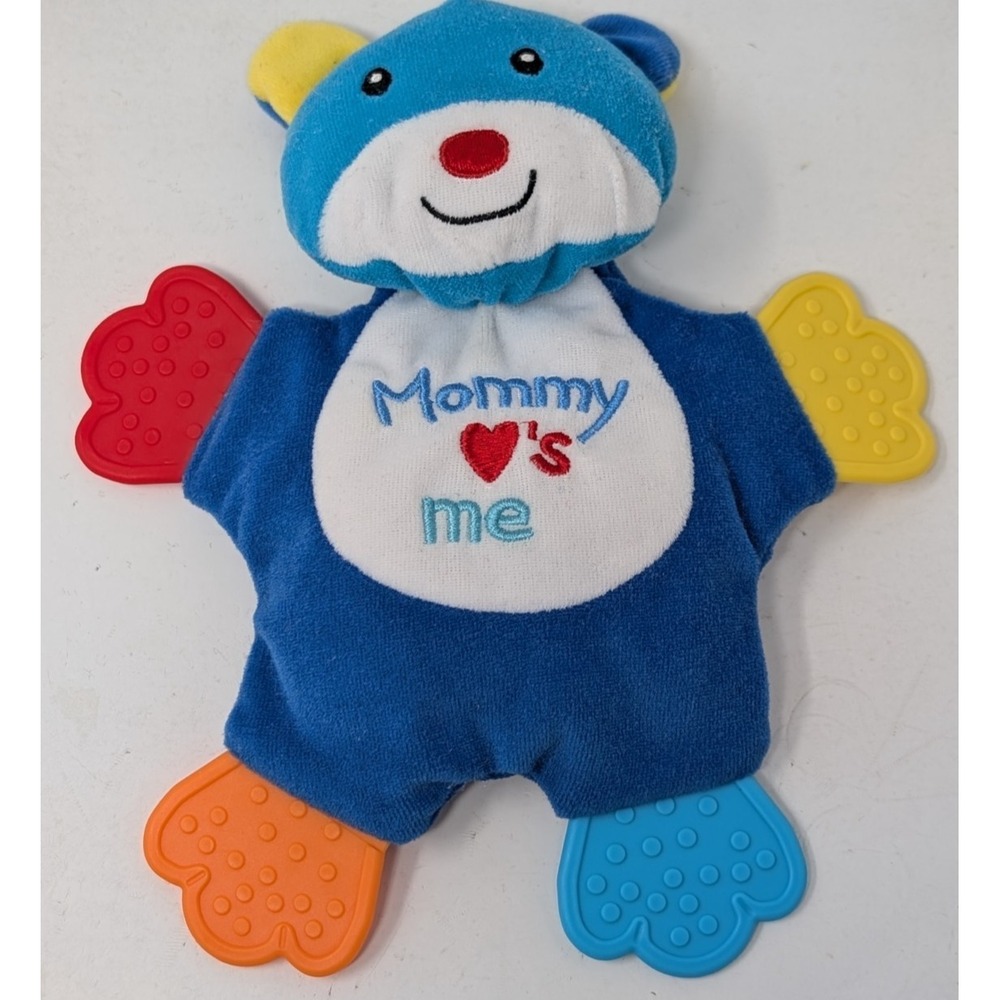 Scholastic for Baby Plush with Teether Feet Terry Mommy Loves Me Bear VTG Y2K